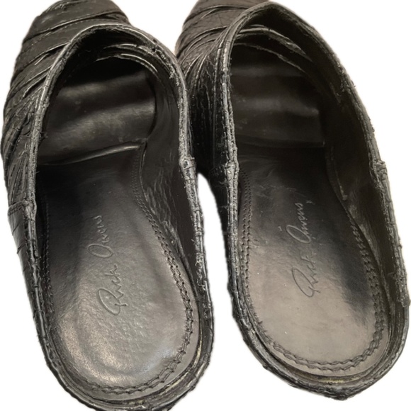 Rick Owens Dust Snake Platform Heel Wedge Mules size 39 1/2" EU - Picture 5 of 12